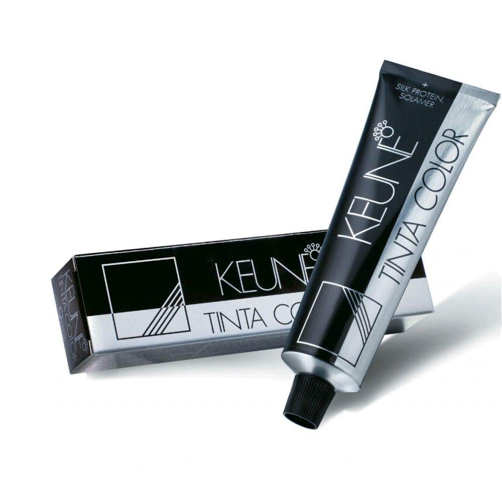 Keune Tinta Professional Hair Color 1 BLACK Silk Protein UV Protection - 60ml