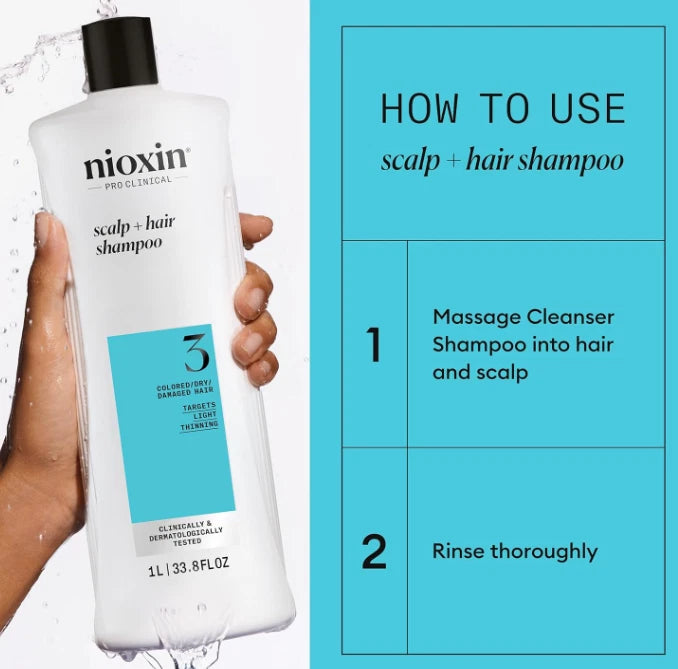 Nioxin Cleanser 3 Shampoo 1000ml